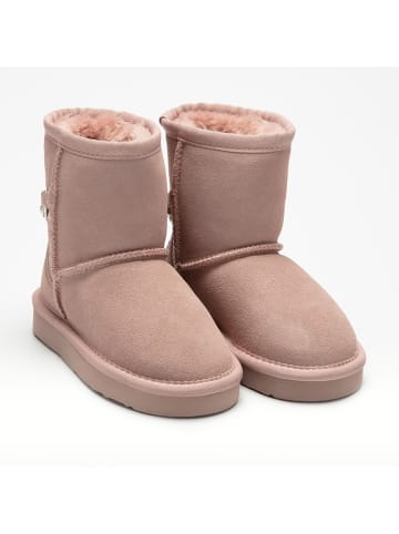 Lelli Kelly Leder-Boots in Rosa