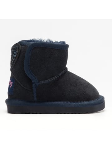 Lelli Kelly Leder-Boots in Dunkelblau