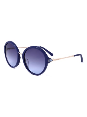 Swarovski Damen-Sonnenbrille in Blau/ Gold