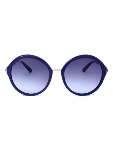 Swarovski Damskie okulary przeciwsłoneczne w kolorze złoto-niebieskim