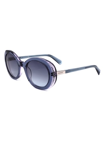 Swarovski Damskie okulary przeciwsłoneczne w kolorze niebieskim