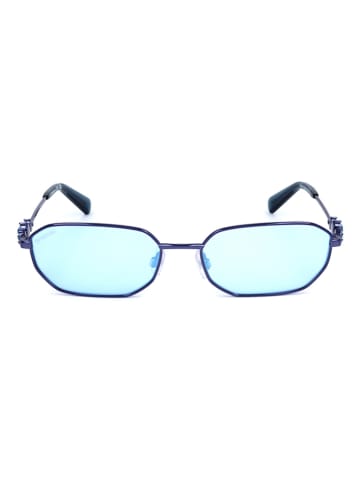 Swarovski Dameszonnebril blauw
