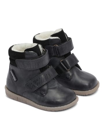 Bundgaard Leder-Winterboots "Rabbit" in Schwarz