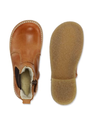 Bundgaard Leder-Chelsea-Boots "Caja" in Hellbraun