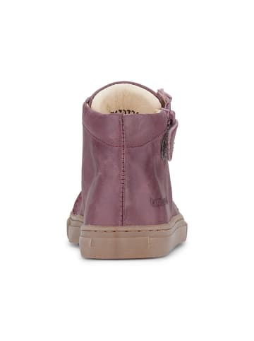 Bundgaard Leder-Sneakers "Rie Lace" in Lila
