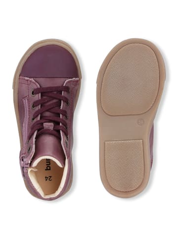 Bundgaard Leder-Sneakers "Rie Lace" in Lila