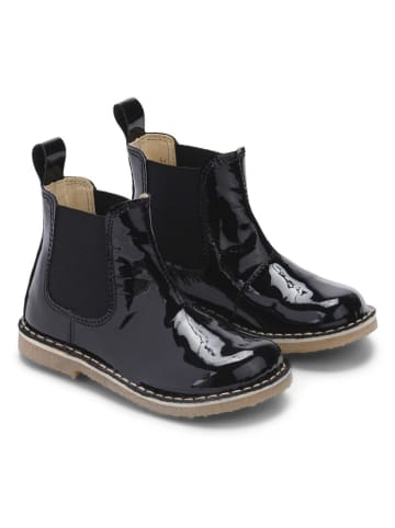 Bundgaard Leder-Chelsea-Boots "Cajsa" in Schwarz