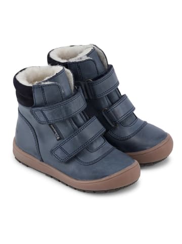 Bundgaard Leder-Winterboots "Ivar" in Dunkelblau