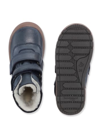 Bundgaard Leder-Winterboots "Ivar" in Dunkelblau