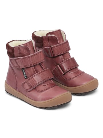 Bundgaard Leder-Winterboots "Ivar" in Dunkelrosa