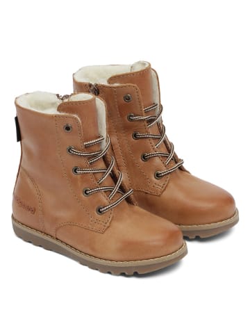 Bundgaard Leder-Winterboots "Taylor" in Hellbraun