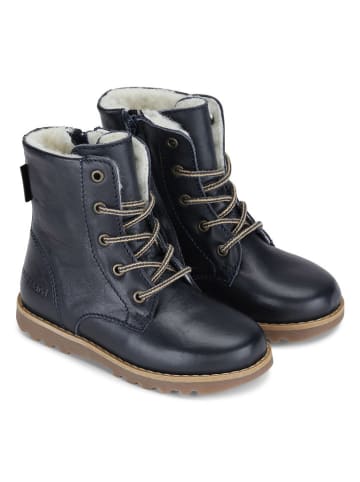Bundgaard Leder-Winterboots "Taylor" in Dunkelblau