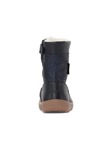 Bundgaard Leren winterlaarzen "Saga II" donkerblauw