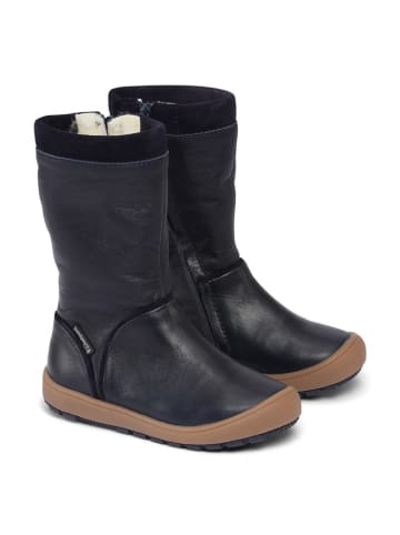 Bundgaard Leder-Winterstiefel "Ingrid" in Dunkelblau