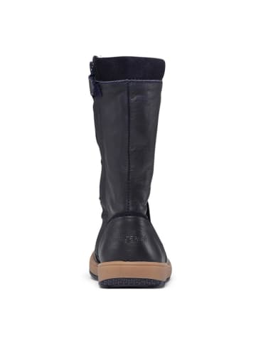 Bundgaard Leder-Winterstiefel "Ingrid" in Dunkelblau