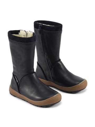 Bundgaard Leren winterlaarzen "Ingrid" donkerblauw