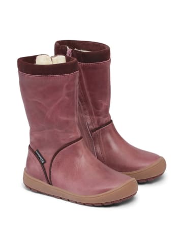 Bundgaard Leder-Winterstiefel "Ingrid" in Dunkelrosa