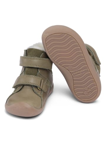 Bundgaard Skórzane botki zimowe "Walk Winter" w kolorze khaki