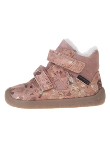Bundgaard Leder-Lauflernschuhe "Walk Winter Tex" in Rosa