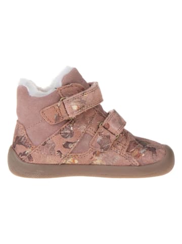 Bundgaard Leder-Lauflernschuhe "Walk Winter Tex" in Rosa