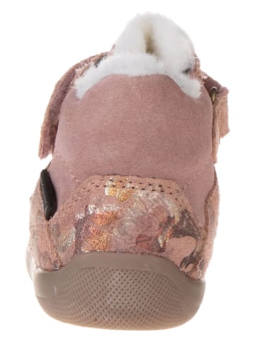 Bundgaard Leder-Lauflernschuhe "Walk Winter Tex" in Rosa