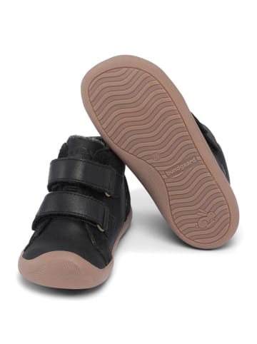 Bundgaard Leren sneakers "Walker Mid Velcro II" zwart