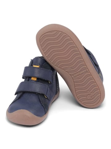 Bundgaard Leren sneakers "Walker Mid Velcro II" donkerblauw