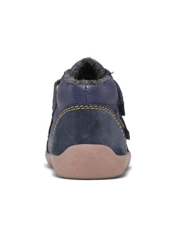 Bundgaard Leren sneakers "Walker Mid Velcro II" donkerblauw