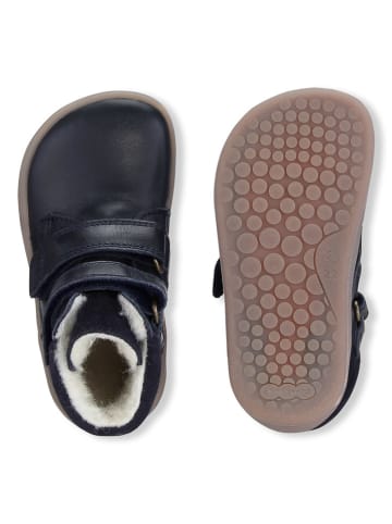 Bundgaard Leder-Winterboots "Basil Strap" in Dunkelblau