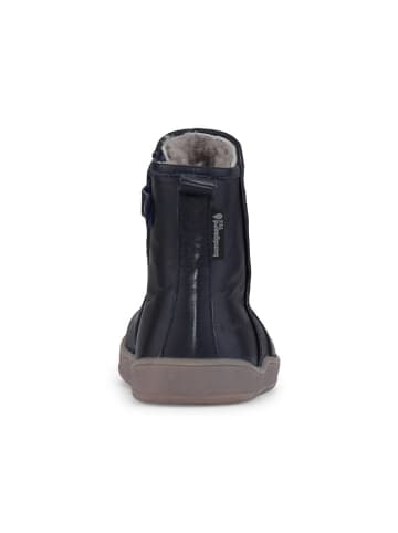 Bundgaard Leder-Winterboots "Brenda Lamb" in Dunkelblau