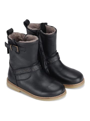 Bundgaard Leder-Winterboots "Safina II" in Schwarz