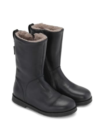 Bundgaard Leder-Winterstiefel "Selma II Lamb" in Schwarz