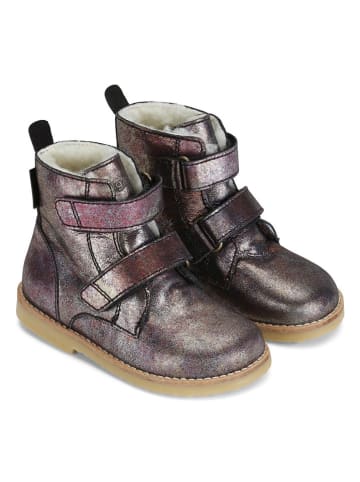 Bundgaard Leder-Winterboots "Stewie" in Lila