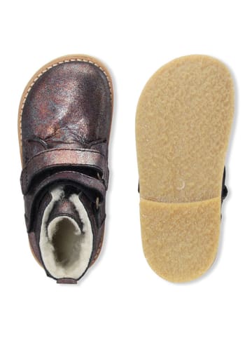 Bundgaard Leder-Winterboots "Stewie" in Lila