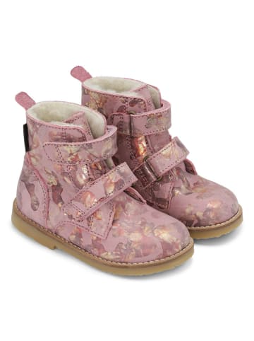 Bundgaard Leder-Winterboots "Stewie" in Rosa