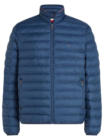 Tommy Hilfiger Doorgestikte jas blauw