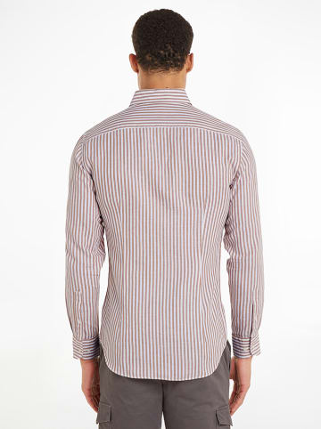 Tommy Hilfiger Blouse lichtbruin/wit