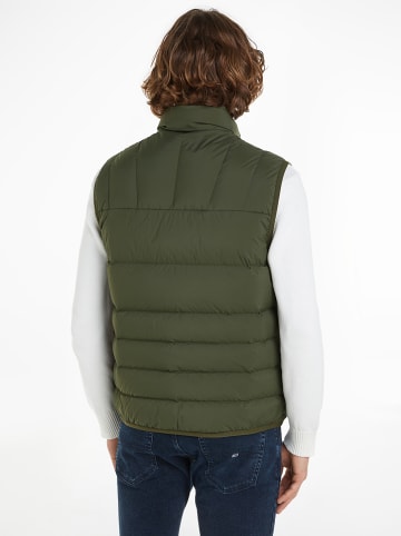 Tommy Hilfiger Kamizelka puchowa w kolorze zielonym
