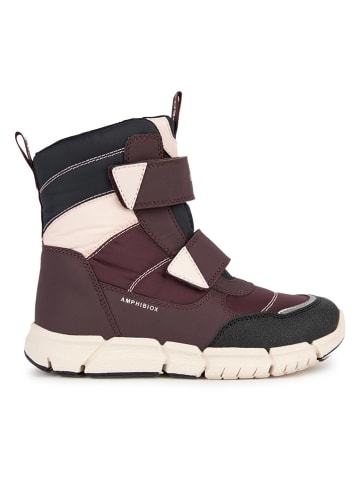 Geox Winterstiefel "Flexyper" in Bordeaux/ Rosa