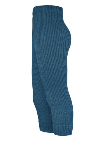 MaxiMo Woll-Leggings in Blau