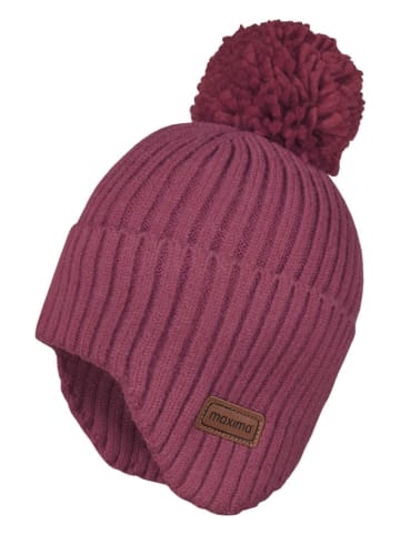 MaxiMo Mütze in Aubergine