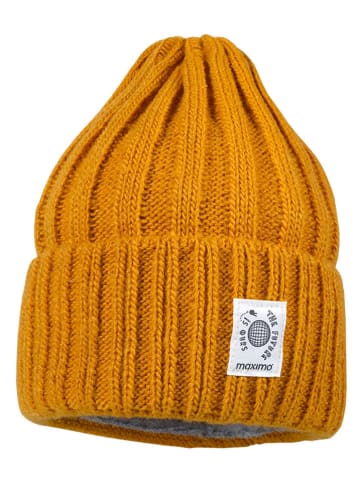 MaxiMo Woll-Mütze in Orange