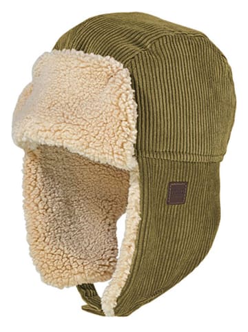 MaxiMo Trappermütze in Khaki/ Beige