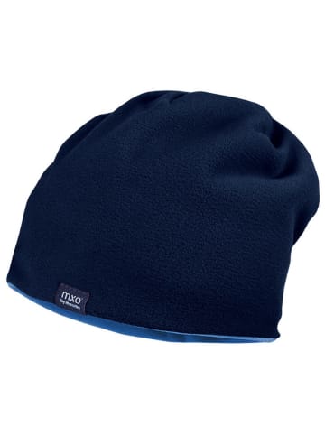 MaxiMo Omkeerbare beanie blauw/zwart