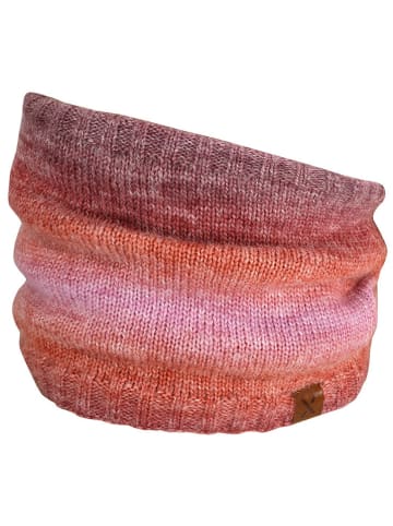 MaxiMo Loop-Schal in Orange/ Pink - (L) 20 x (B) 25 cm
