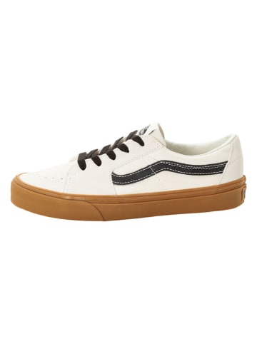 Vans Skórzane sneakersy "SK8 Low" w kolorze białym