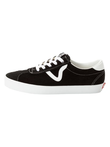 Vans Skórzane sneakersy "Sport" w kolorze czarnym