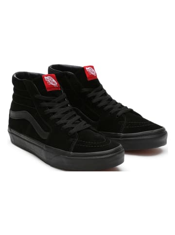 Vans Leder-Sneakers "SK8-Hi" in Schwarz