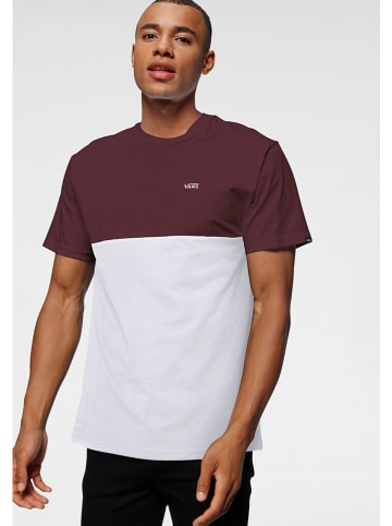 Vans Shirt in Bordeaux/ Weiß