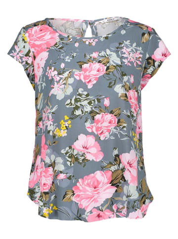 ONLY Bluse in Hellblau/ Rosa